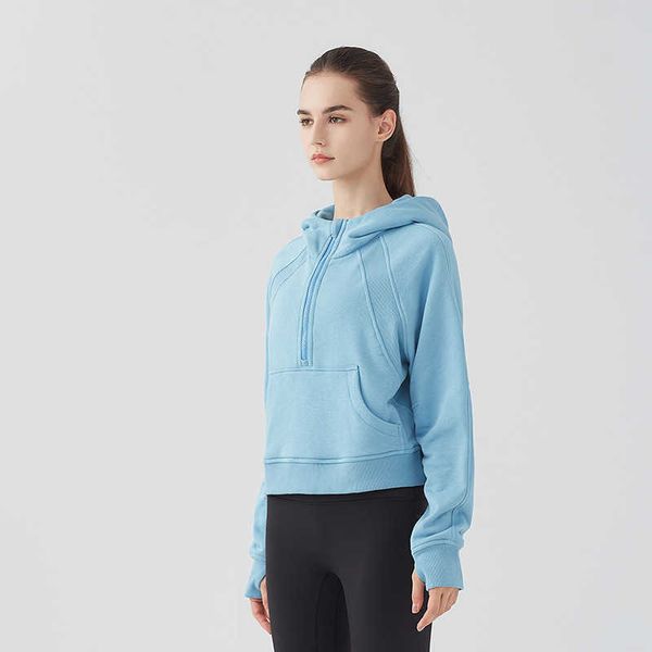 sports coat women's half zipper hoodie sweater loose versatile casual baseball suit running fitness yoga gym clothes, Gray
sports coat women's half zipper hoodie sweater loose versatile casual baseball suit running fitness yoga gym clothes, Gray