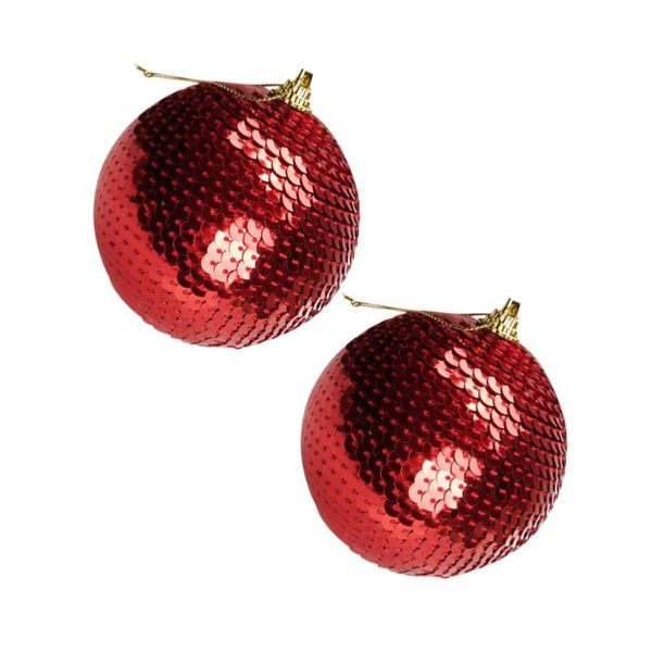 party decoration 2pcs delicate christmas sequined golden decorative balls tree ornaments endant (red)
party decoration 2pcs delicate christmas sequined golden decorative balls tree ornaments endant (red)