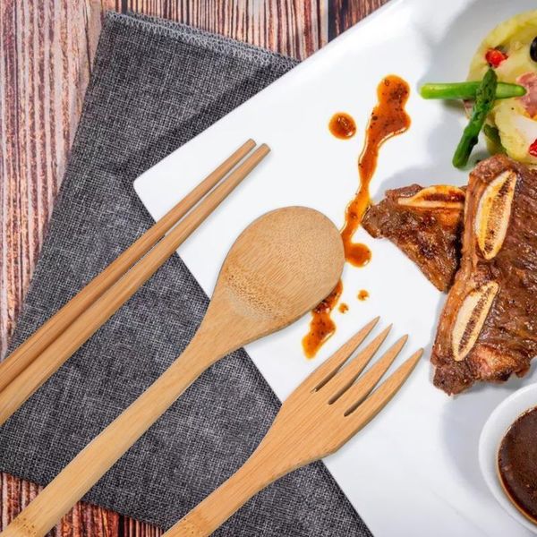 chopsticks 6pcs/set dinner set wooden cutlery travel dinnerware suit with cloth pack gift bamboo portable tableware kitchen accessories
chopsticks 6pcs/set dinner set wooden cutlery travel dinnerware suit with cloth pack gift bamboo portable tableware kitchen accessories