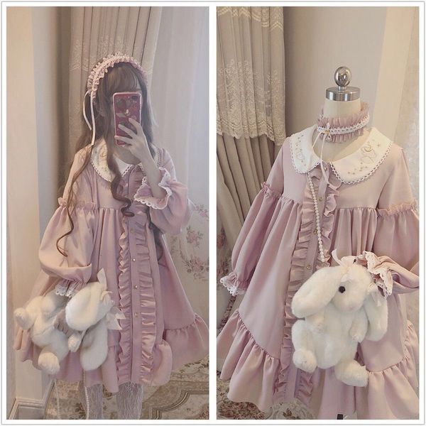 casual dresses lolita skirt japanese girl cute soft student chiffon dress fairy tale ins net red 2021, Black;gray
casual dresses lolita skirt japanese girl cute soft student chiffon dress fairy tale ins net red 2021, Black;gray