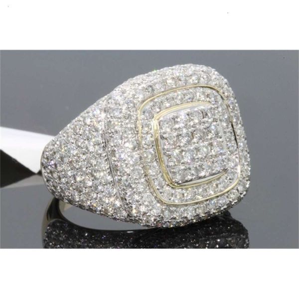 lkn new 18k plated full diamond men's ring color separation micro set women's ringogdd, Golden;silver
lkn new 18k plated full diamond men's ring color separation micro set women's ringogdd, Golden;silver