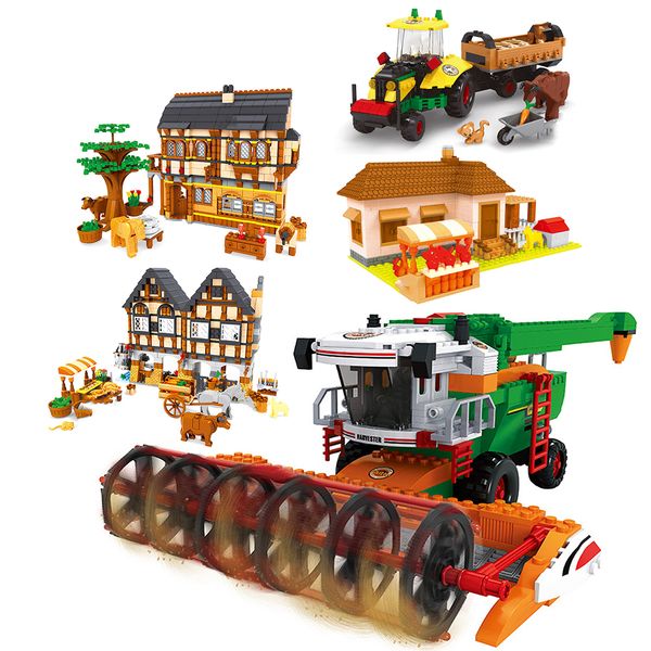 farm mechanical combine harvester model building blocks bricks tractors machine reaping town house village carriage technique
farm mechanical combine harvester model building blocks bricks tractors machine reaping town house village carriage technique