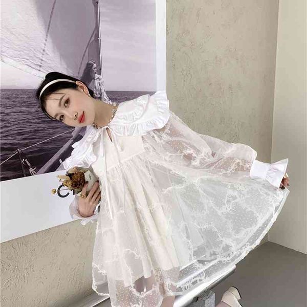 casual dresses petal collar mesh ball gown for women lantern sleeve mini cute dress long spring korean fashion clothing har1, Black;gray
casual dresses petal collar mesh ball gown for women lantern sleeve mini cute dress long spring korean fashion clothing har1, Black;gray