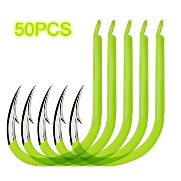 50pcs fishing hooks carbon steel #8 / #9 #10 #11 #12 #13 fish pesca tackle (not glow in the dark)
50pcs fishing hooks carbon steel #8 / #9 #10 #11 #12 #13 fish pesca tackle (not glow in the dark)