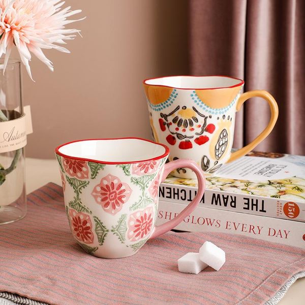 mugs hand-held creative ceramic mug hand-painted french personality retro breakfast cereal milk
mugs hand-held creative ceramic mug hand-painted french personality retro breakfast cereal milk