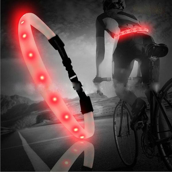 cycling safety light belt night riding color reflective led flashing back bike taillight bicycle turn signal lights
cycling safety light belt night riding color reflective led flashing back bike taillight bicycle turn signal lights