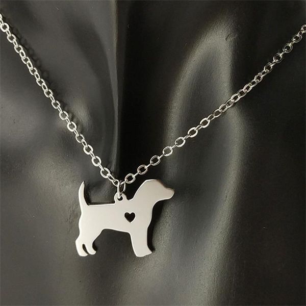 pendant necklaces stainless steel beagle necklace love animal dog men and women jewelry valentine's day gift, Silver
pendant necklaces stainless steel beagle necklace love animal dog men and women jewelry valentine's day gift, Silver