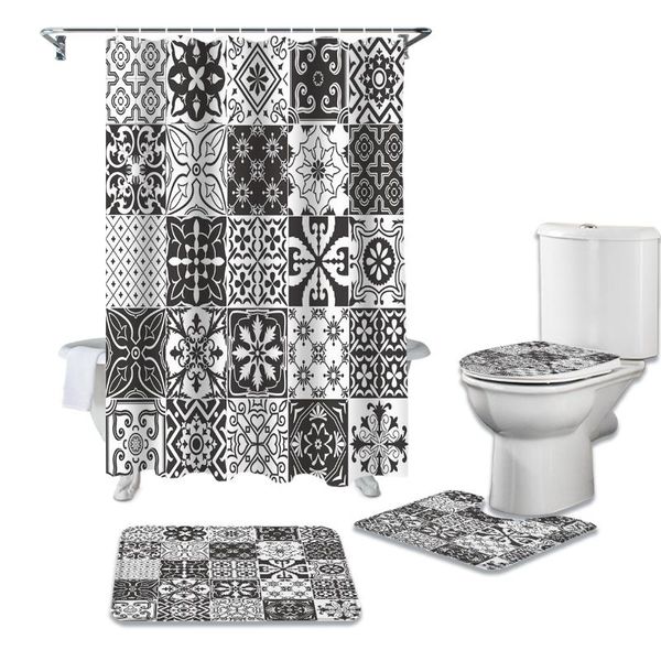 shower curtains flower square art arabesque durable waterproof curtain set bathroom rugs carpet toilet seat cover pad floor mat
shower curtains flower square art arabesque durable waterproof curtain set bathroom rugs carpet toilet seat cover pad floor mat