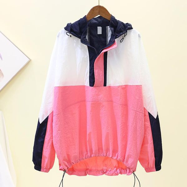 women's jackets fashion summer jacket women thin hooded long sleeve sunscreen coat oversized loose korean student short female outerwea, Black;brown
women's jackets fashion summer jacket women thin hooded long sleeve sunscreen coat oversized loose korean student short female outerwea, Black;brown