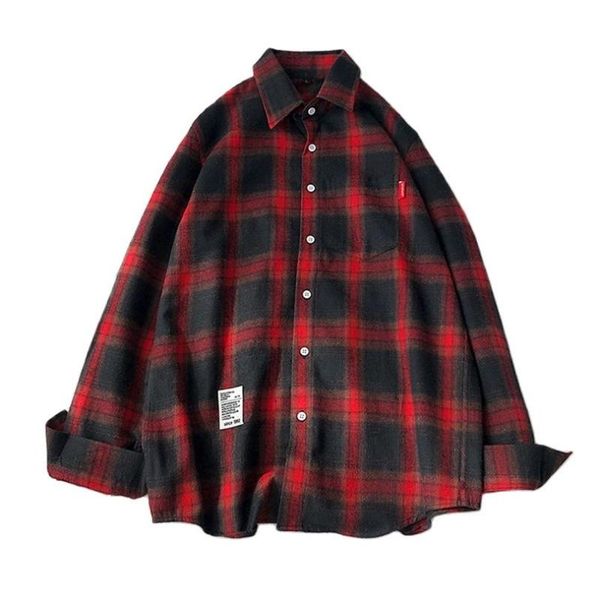 long sleeve red black plaid shirt men slim fit cotton casual shirts clothing fashion brand -3xl 2021 spring men's, White;black
long sleeve red black plaid shirt men slim fit cotton casual shirts clothing fashion brand -3xl 2021 spring men's, White;black