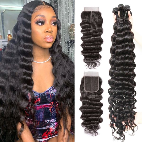 3/ 4 loose deep wave peruvian closure 4x4 remy 100% human hair bundl with frontal, Silver
3/ 4 loose deep wave peruvian closure 4x4 remy 100% human hair bundl with frontal, Silver