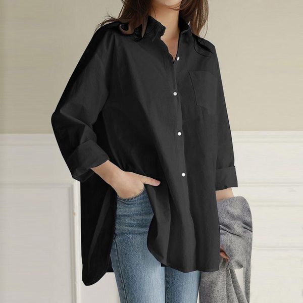 women's blouses & shirts plus size solid colors pocket loose blouse casual turn-down collar ol style button long sleeve shirt blusas#3, White
women's blouses & shirts plus size solid colors pocket loose blouse casual turn-down collar ol style button long sleeve shirt blusas#3, White
