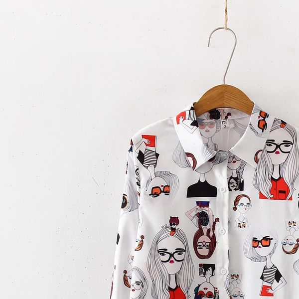 spring womens shirt fall women harajuku cartoon print streetwear blouse long sleeve blouses shirts female, White
spring womens shirt fall women harajuku cartoon print streetwear blouse long sleeve blouses shirts female, White