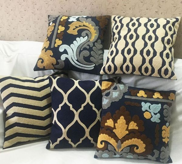 blue cushion home decor embroidered cover geometric floral canvas cotton suqare embroidery pillow 45x45cm cushion/decorative
blue cushion home decor embroidered cover geometric floral canvas cotton suqare embroidery pillow 45x45cm cushion/decorative
