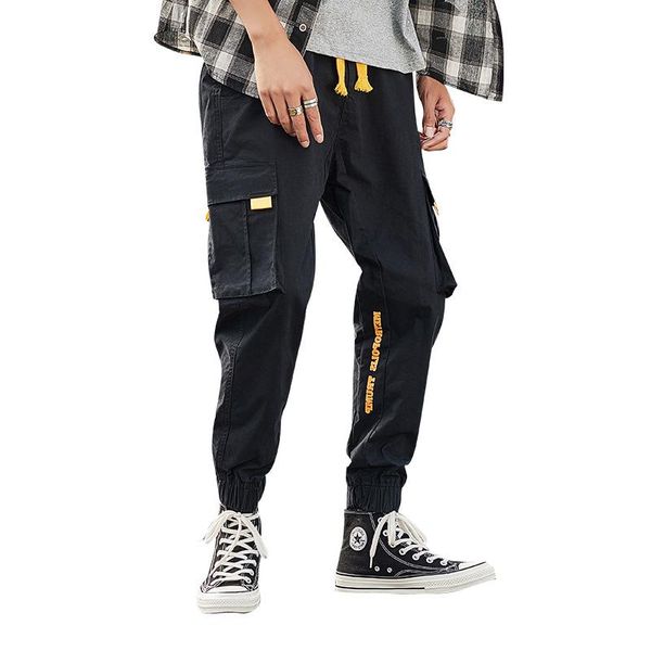 autumn pants men ins trend multi-pocket hip hop casual camouflage loose beam overalls men's, Black
autumn pants men ins trend multi-pocket hip hop casual camouflage loose beam overalls men's, Black
