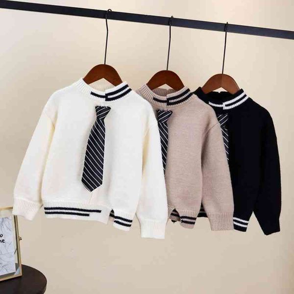 3-10t toddler kid boy clothes autumn winter warm pullover long sleeve necktie stripe sweater girl knitted gentleman knitwear, Blue
3-10t toddler kid boy clothes autumn winter warm pullover long sleeve necktie stripe sweater girl knitted gentleman knitwear, Blue