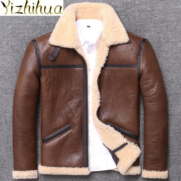 men's leather & faux take away, winter sheepskin coat, classic wool lamb b3, warm wallet, man's coat. big size coat, Black
men's leather & faux take away, winter sheepskin coat, classic wool lamb b3, warm wallet, man's coat. big size coat, Black