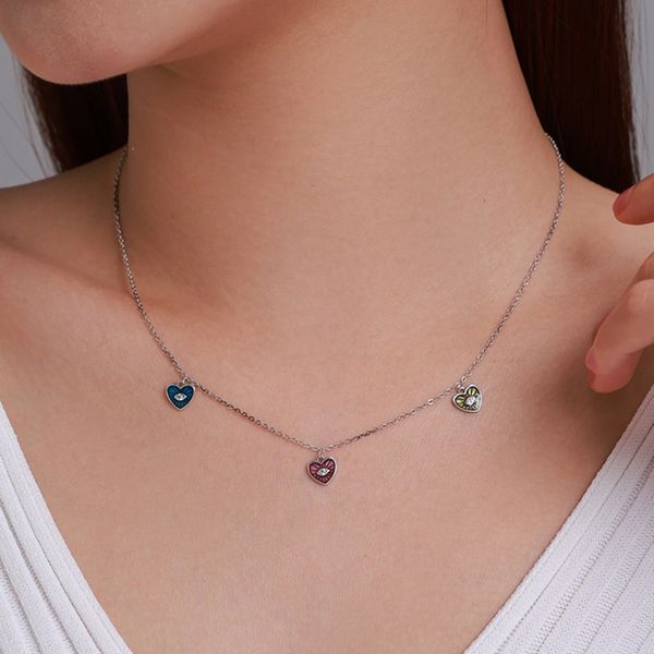 women's pendant necklaces heart demon eye necklace sterling silver 925 suitable for anniversaries
women's pendant necklaces heart demon eye necklace sterling silver 925 suitable for anniversaries