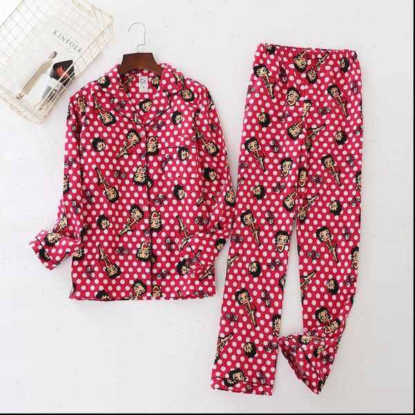 ivyye 1set betty girls women sleepwear anime pajamas sets long sleeve suit cartoon home nightclothes nightwear warm winter gifts, Black;red
ivyye 1set betty girls women sleepwear anime pajamas sets long sleeve suit cartoon home nightclothes nightwear warm winter gifts, Black;red