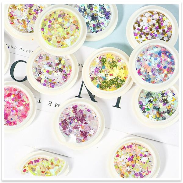 nail glitter art mixing crystal star love butterfly irregular super flash sequin jewelry diy creativity decoration accessories, Silver;gold
nail glitter art mixing crystal star love butterfly irregular super flash sequin jewelry diy creativity decoration accessories, Silver;gold