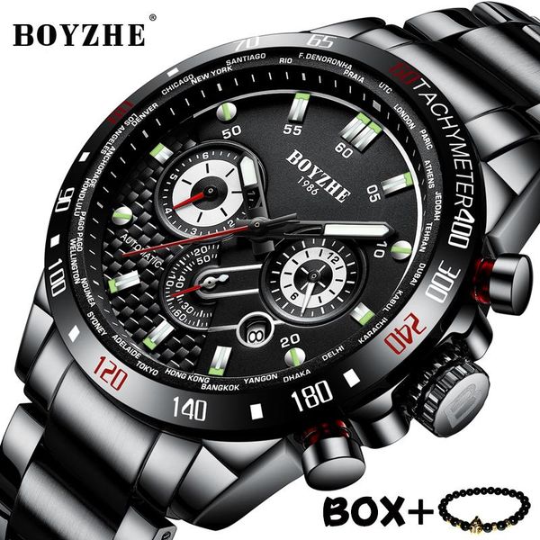 wristwatches boyzhe mechanical watches 3d dial multifunction sports watch full stainless steel man waterproof wristwatch, Slivery;brown
wristwatches boyzhe mechanical watches 3d dial multifunction sports watch full stainless steel man waterproof wristwatch, Slivery;brown