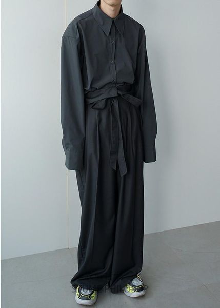 dark japanese style casual men's trousers pants, Black
dark japanese style casual men's trousers pants, Black