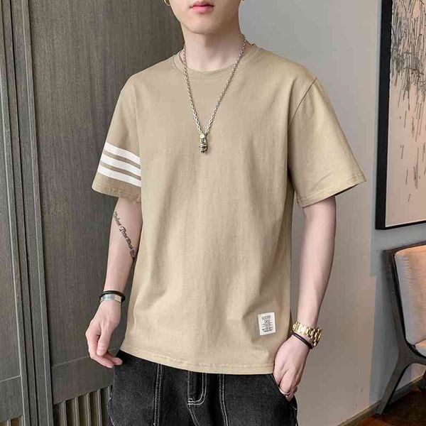 summer new short t-shirt men's round neck casual half sleeve bottom shirt trend youth men's pure cotton t-shirt, White;black
summer new short t-shirt men's round neck casual half sleeve bottom shirt trend youth men's pure cotton t-shirt, White;black