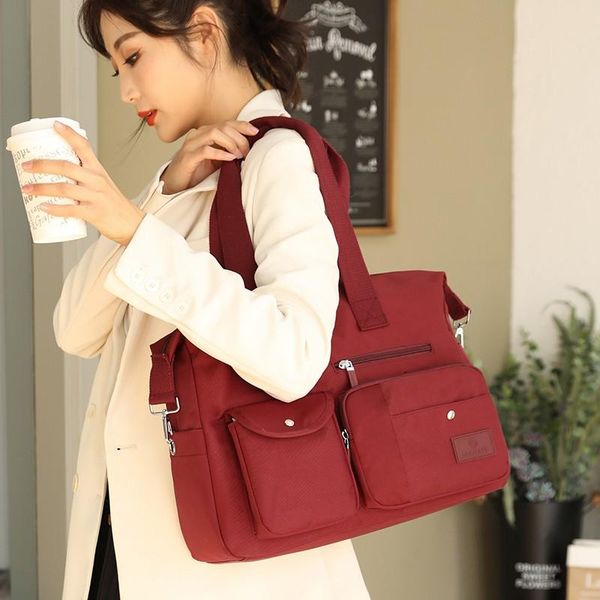 duffel bags fashion women's nylon large-capacity outdoor travel waterproof anti-theft handbags trendy solid color shoulder
duffel bags fashion women's nylon large-capacity outdoor travel waterproof anti-theft handbags trendy solid color shoulder