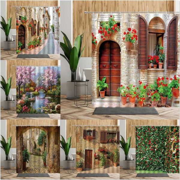 pastoral europe town shower curtain summer garden flower street scenic living room wall cloth bathroom curtains home bath decors
pastoral europe town shower curtain summer garden flower street scenic living room wall cloth bathroom curtains home bath decors