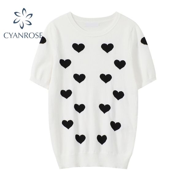 summer harajuku heart knitted white t-shirt women's tide o-neck pullover tee ladies chic japan preppy style jumper 210430
summer harajuku heart knitted white t-shirt women's tide o-neck pullover tee ladies chic japan preppy style jumper 210430