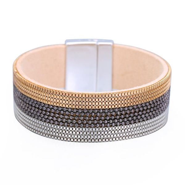 bangle ornapeadia explosive fashion bracelets for women chain color matching simple style wide leather bracelet wholesale, Black
bangle ornapeadia explosive fashion bracelets for women chain color matching simple style wide leather bracelet wholesale, Black