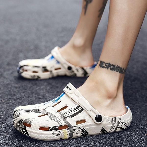 sandals men's summer hollow out breathable beach casual outdoor slippers men sandalia masculina, Black
sandals men's summer hollow out breathable beach casual outdoor slippers men sandalia masculina, Black