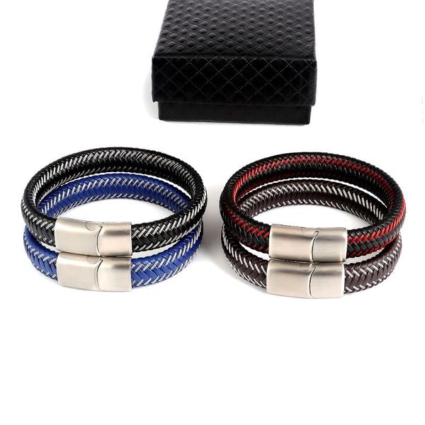 bangle 2021 selling classic and timeless stainless steel button men's leather bracelet 8 colors selection luxury gift, Black
bangle 2021 selling classic and timeless stainless steel button men's leather bracelet 8 colors selection luxury gift, Black