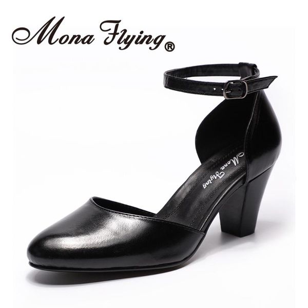 dress shoes mona flying women genuine leather pumps high heels with ankle strap comfort mary jane for ladies 205-32, Black
dress shoes mona flying women genuine leather pumps high heels with ankle strap comfort mary jane for ladies 205-32, Black