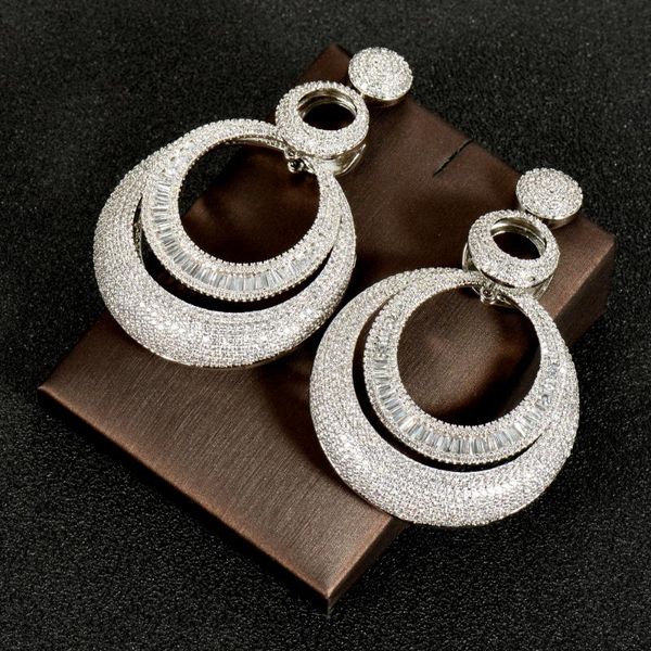 dangle & chandelier hibride unique geometry full micro cubic zirconia paved naija wedding party drop earring fashion jewelry for women bijou, Silver
dangle & chandelier hibride unique geometry full micro cubic zirconia paved naija wedding party drop earring fashion jewelry for women bijou, Silver
