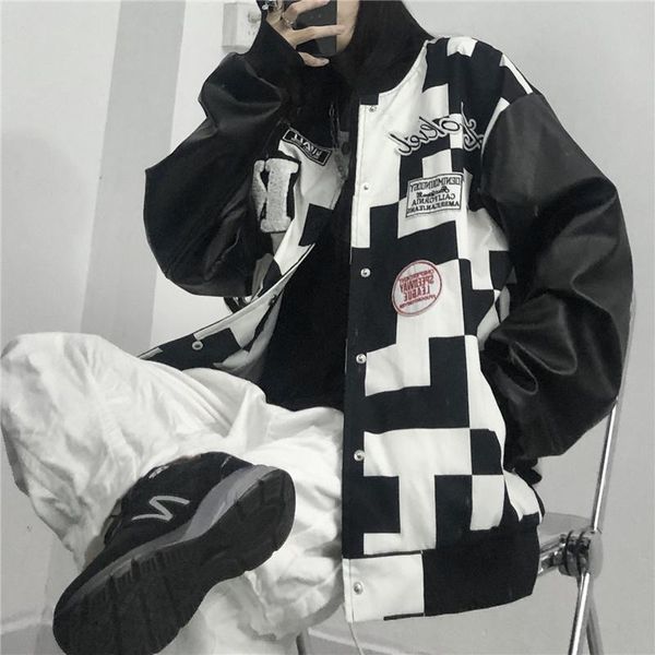 women's jackets korea kpop ins oversize ulzzang streetwear women baseball jacket casual hip hop couple y2k coat fashion grunge outwear, Black;brown
women's jackets korea kpop ins oversize ulzzang streetwear women baseball jacket casual hip hop couple y2k coat fashion grunge outwear, Black;brown