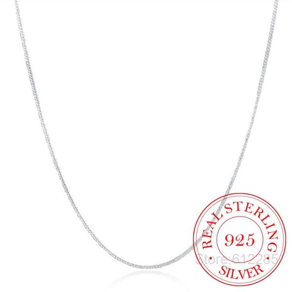 chains 16-24inch thin real 925 sterling silver 2mm side chain necklace women girls kids children 40-60cm jewelry kolye collares collier
chains 16-24inch thin real 925 sterling silver 2mm side chain necklace women girls kids children 40-60cm jewelry kolye collares collier