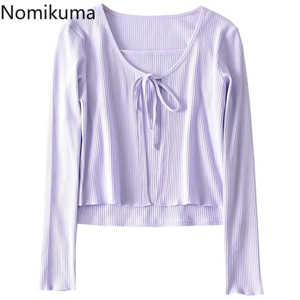 nomikuma korean style cardigan women unicolor o neck lace up long sleeve knitwear two piece casual all-match ropa mujer 210514, White;black
nomikuma korean style cardigan women unicolor o neck lace up long sleeve knitwear two piece casual all-match ropa mujer 210514, White;black