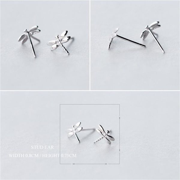 stud 925 sterling silver dragonfly earrings casual cute tiny insect earring for women girl birthday party gift jewelryr3, Golden;silver
stud 925 sterling silver dragonfly earrings casual cute tiny insect earring for women girl birthday party gift jewelryr3, Golden;silver