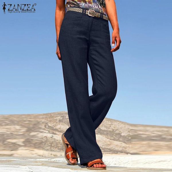 women's pants & capris zanzea oversized solid long trousers women casual zipper work office vintage pantalon palazzo summer straight ol, Black;white
women's pants & capris zanzea oversized solid long trousers women casual zipper work office vintage pantalon palazzo summer straight ol, Black;white