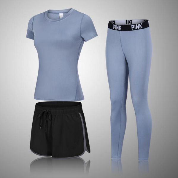women yoga set running 3-piece gym leggings shirts suit short sleeve clothing fitness workout sports sets outfit
women yoga set running 3-piece gym leggings shirts suit short sleeve clothing fitness workout sports sets outfit