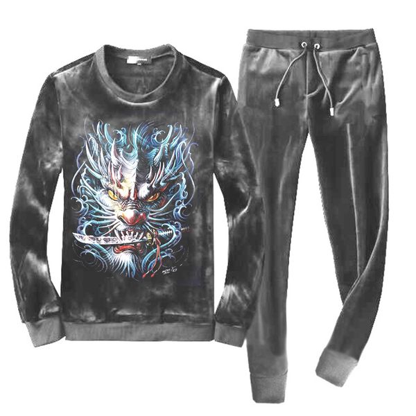 men's tracksuits velvet men with hip hop complete hoodies gymnasium sports sweaters jacket tiger print w3 98iz, Gray
men's tracksuits velvet men with hip hop complete hoodies gymnasium sports sweaters jacket tiger print w3 98iz, Gray