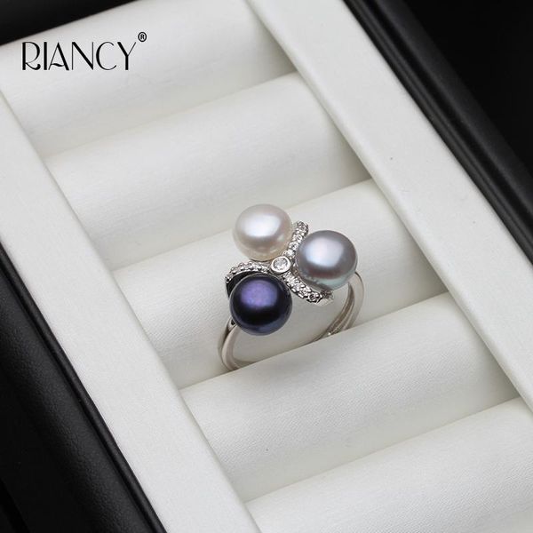 cluster rings fashion multi beads natural freshwater pearl for women multicolor jewelry engagement wedding gift, Golden;silver
cluster rings fashion multi beads natural freshwater pearl for women multicolor jewelry engagement wedding gift, Golden;silver