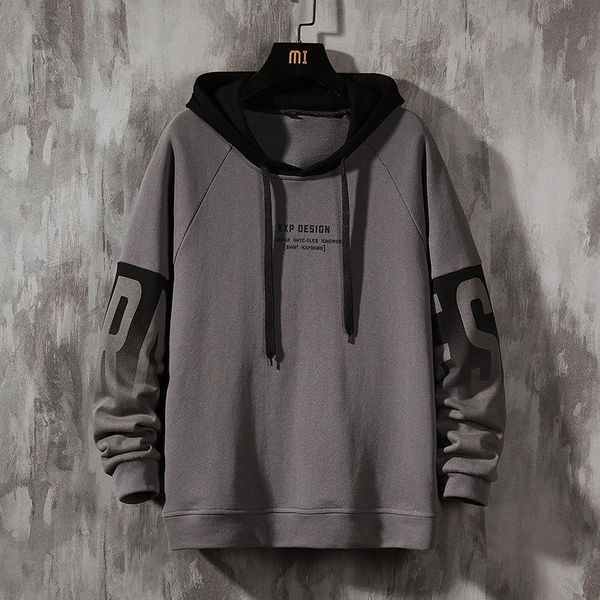 men's hoodies & sweatshirts 2021 spring fashion trend hedging letter printing, Black
men's hoodies & sweatshirts 2021 spring fashion trend hedging letter printing, Black