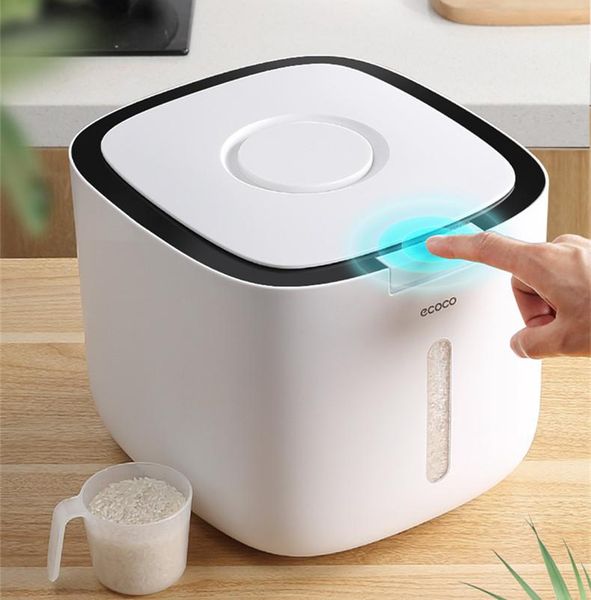 storage bottles & jars 10kg kitchen nano bucket insect-proof moisture-proof sealed rice grain pet container box
storage bottles & jars 10kg kitchen nano bucket insect-proof moisture-proof sealed rice grain pet container box