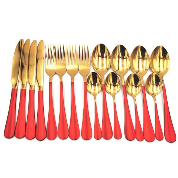 dinnerware sets red gold tableware set 16pcs cutlery stainless steel box forks knives spoons kitchen holiday gift
dinnerware sets red gold tableware set 16pcs cutlery stainless steel box forks knives spoons kitchen holiday gift