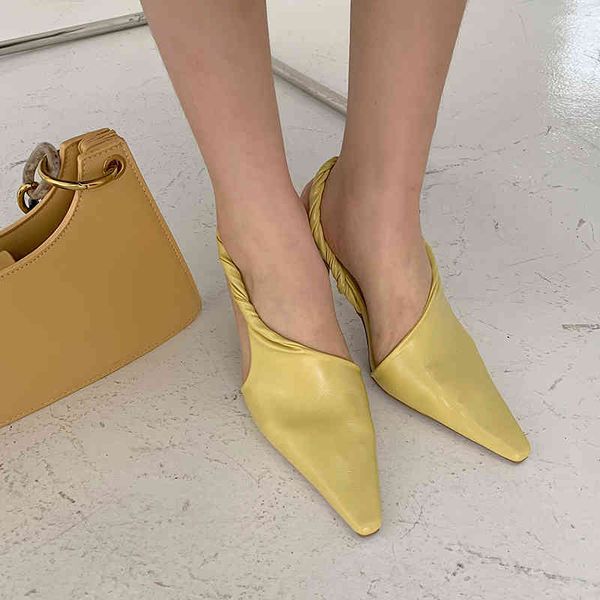 sandals fashion women pointed toe solid color slides back strap thin high heels shallow elegant party pumps size 35-39 blue ieis, Black
sandals fashion women pointed toe solid color slides back strap thin high heels shallow elegant party pumps size 35-39 blue ieis, Black
