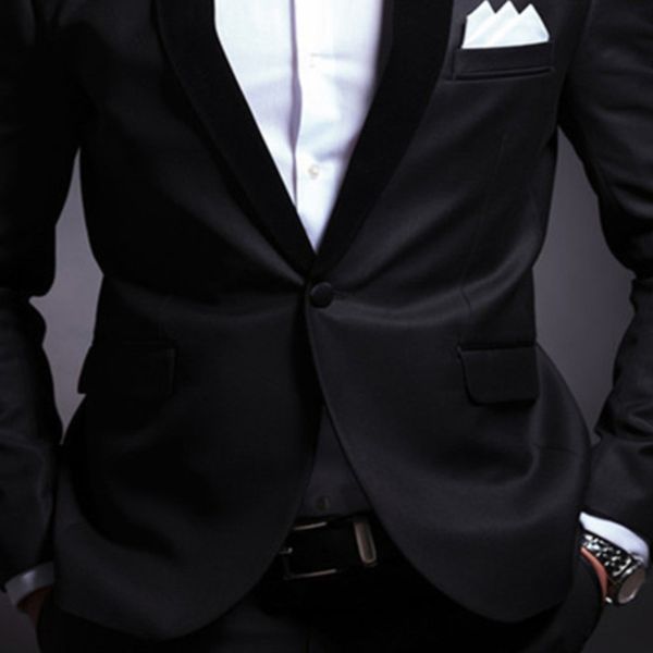 men's suits & blazers black wedding groom 2pcs slim fit menswear shawl lapel business ball jacket pants 2021, White;black
men's suits & blazers black wedding groom 2pcs slim fit menswear shawl lapel business ball jacket pants 2021, White;black