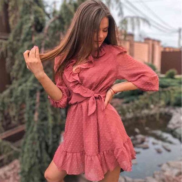polka dot solid purple white dress v neck sheer sleeve autumn office lady casual mini ruffle vestidos 210427, Black;gray
polka dot solid purple white dress v neck sheer sleeve autumn office lady casual mini ruffle vestidos 210427, Black;gray