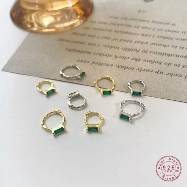 sterling silver simple green square crystal stud earrings for women classic temperament wedding party jewelry gift, Golden;silver
sterling silver simple green square crystal stud earrings for women classic temperament wedding party jewelry gift, Golden;silver